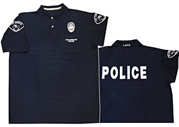 LAPD ロサンゼルス市警 バイクパトロール ポロシャツ-